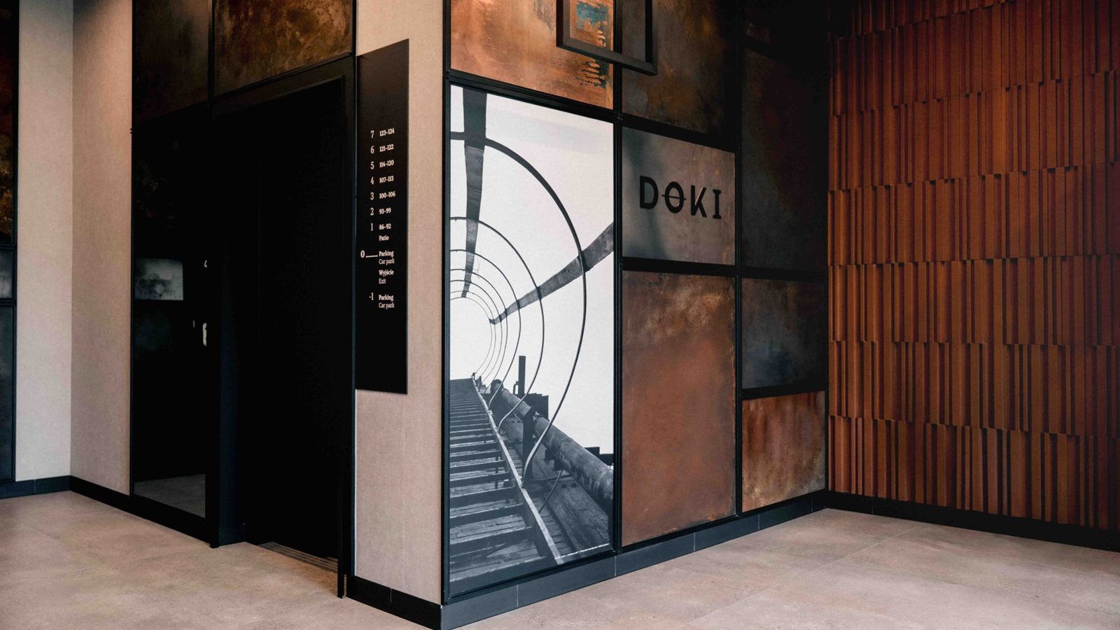 Doki – najwyższy standard wykończenia części wspólnych (bud. CD – etap II)