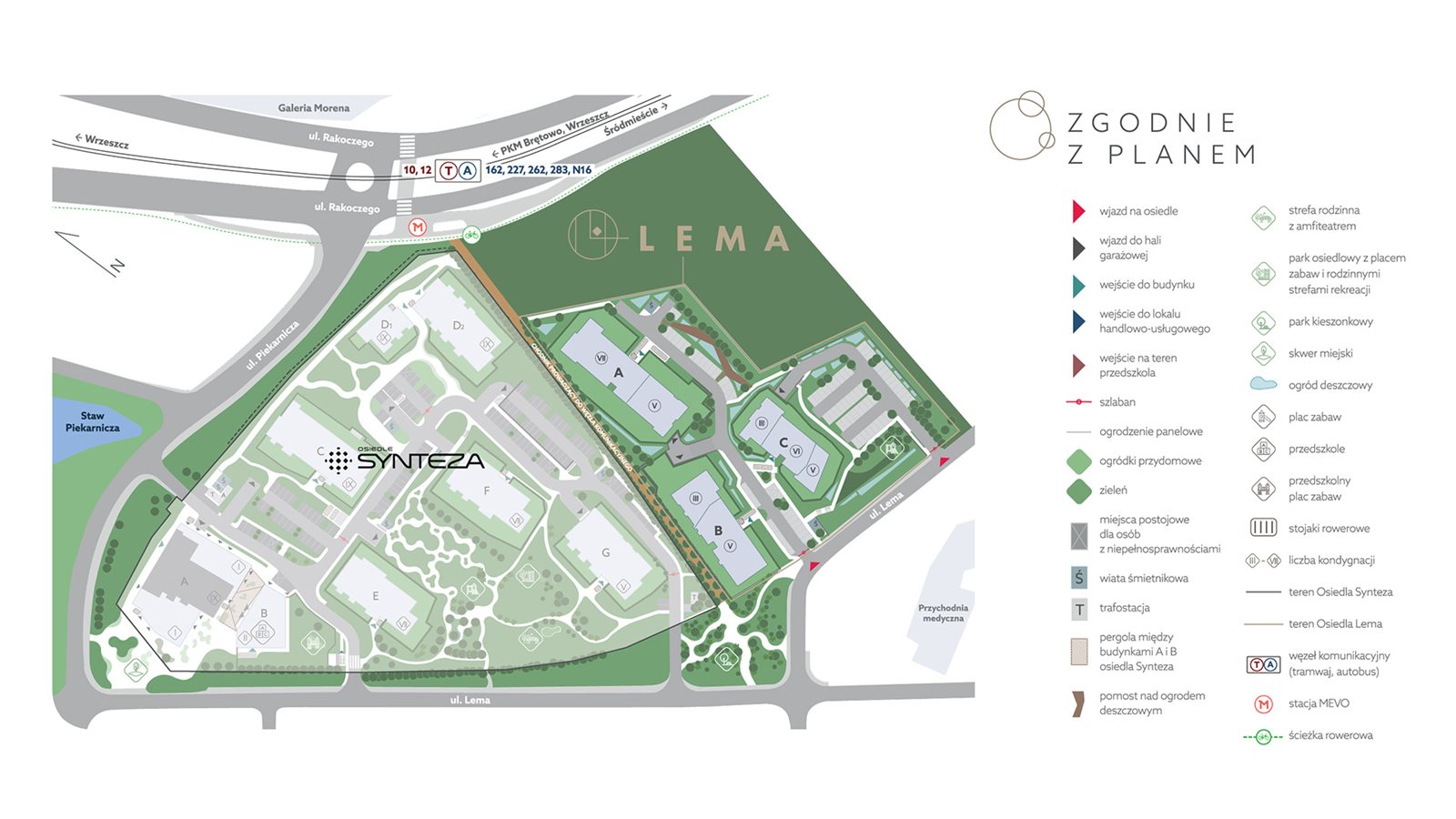 Plan zagospodarowania osiedla
