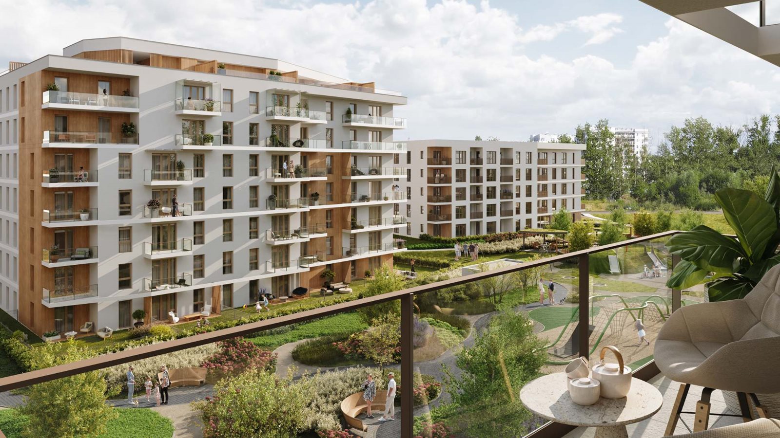 Osiedle Synteza - bogactwo zieleni na osiedlu