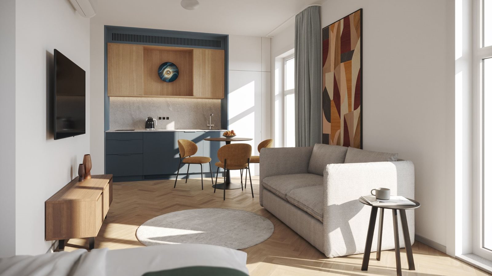Esencja - apartament inwestycyjny wykończony w stylu Modern