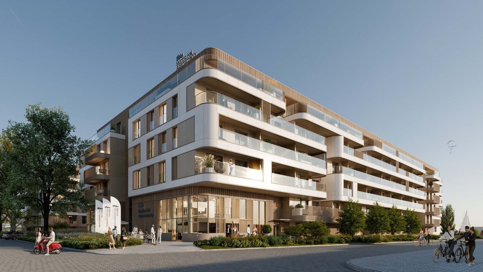 Marina Hel Apartamenty – trzy budynki w wysokim standardzie