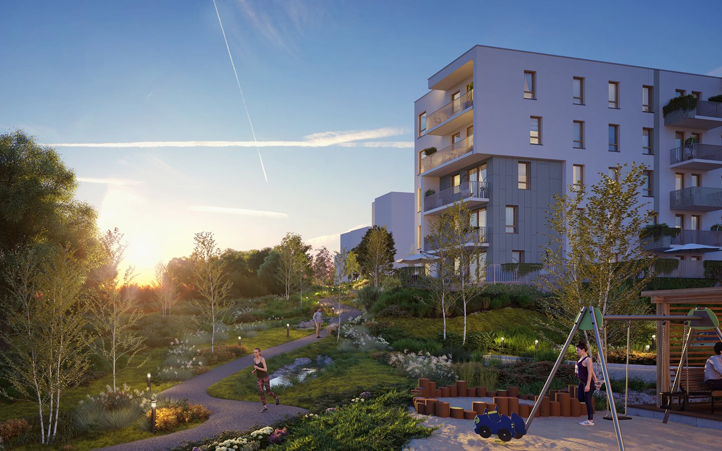 Osiedle Dynamika - ścieżka rekreacyjna