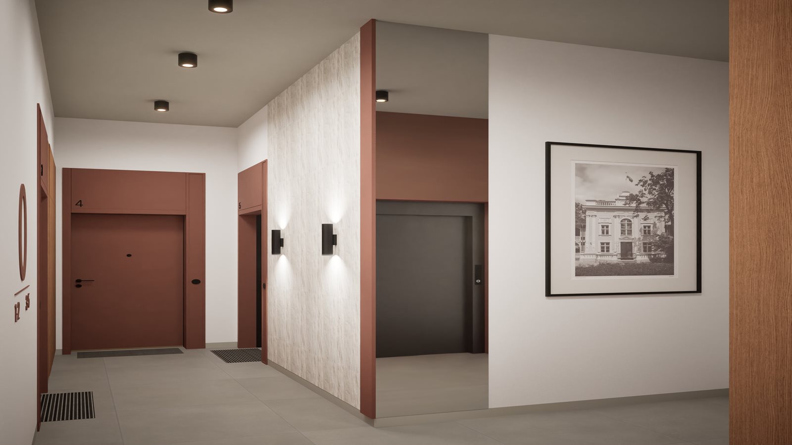 Przystań Brzeźno  - wnętrza budynków wykończone w eleganckim stylu