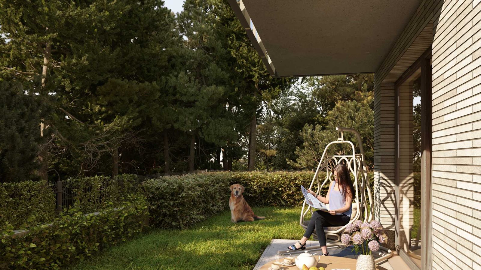 Leśna Góra - mieszkania na parterze z ogródkami