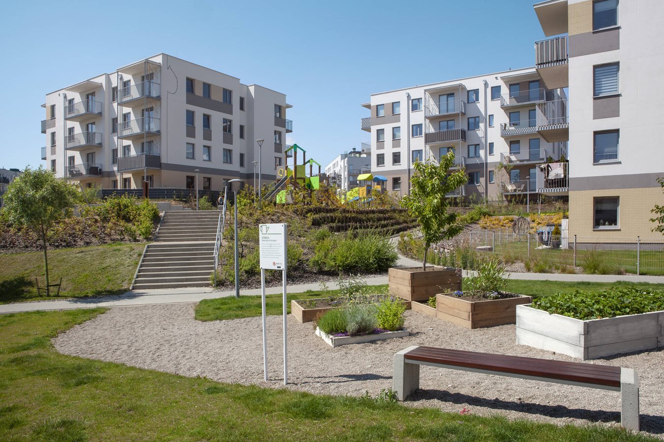 Osiedle Zielony Południk – atrakcyjnie zagospodarowane części wspólne
