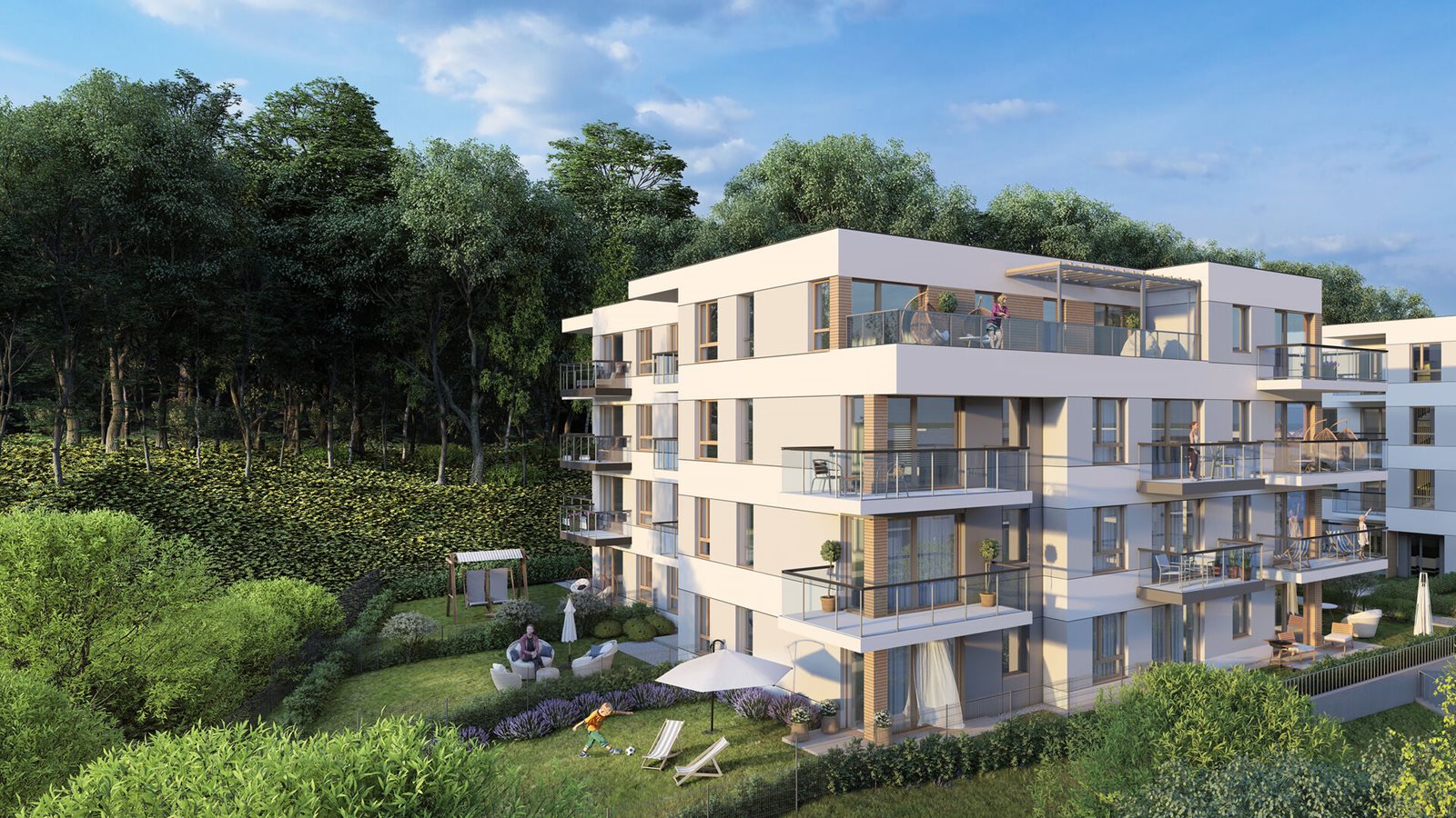 WIDOKI - bliskość natury i bogactwo różnorodnej zieleni

