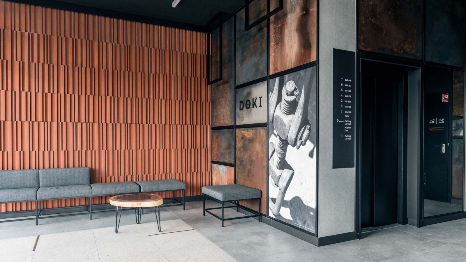 Doki – najwyższy standard wykończenia części wspólnych (bud. CD – etap II)