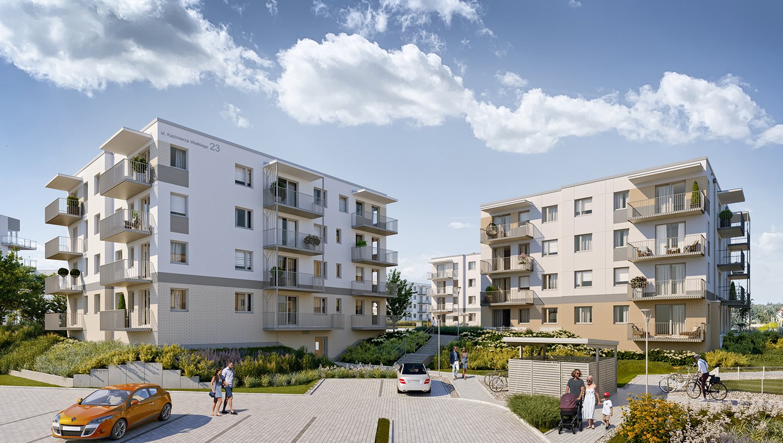 Osiedle Zielony Południk - kameralne budynki