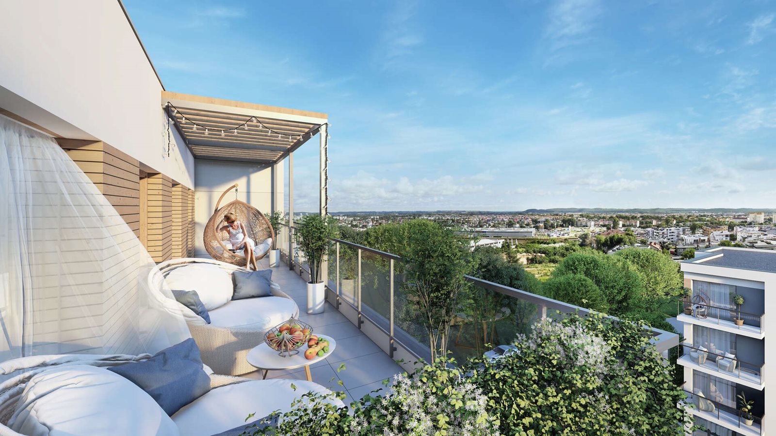 WIDOKI – panorama Rumi, Gdyni czy Zatoki Puckiej z okien i balkonów mieszkań