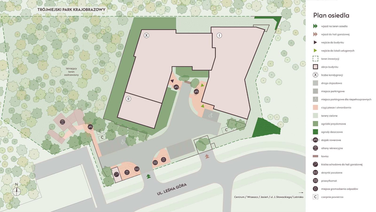 Leśna Góra - plan inwestycji