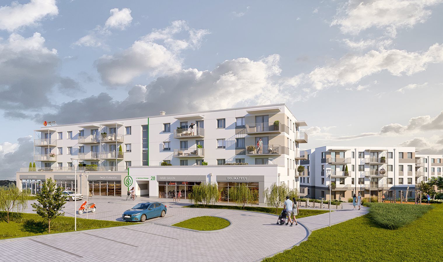 Osiedle Zielony Południk - lokale usługowe na osiedlu