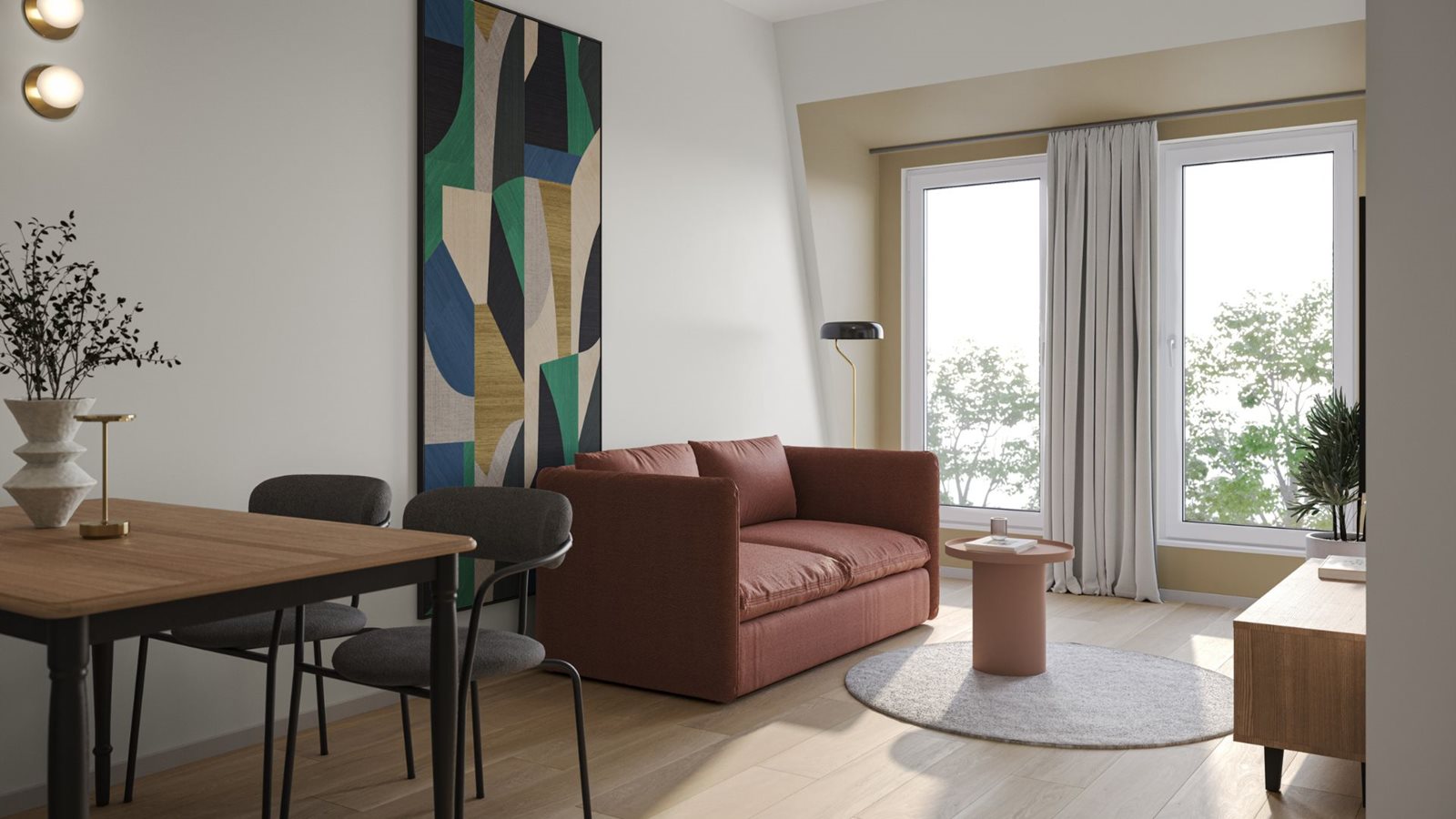 Esencja - apartament inwestycyjny wykończony w stylu Retro