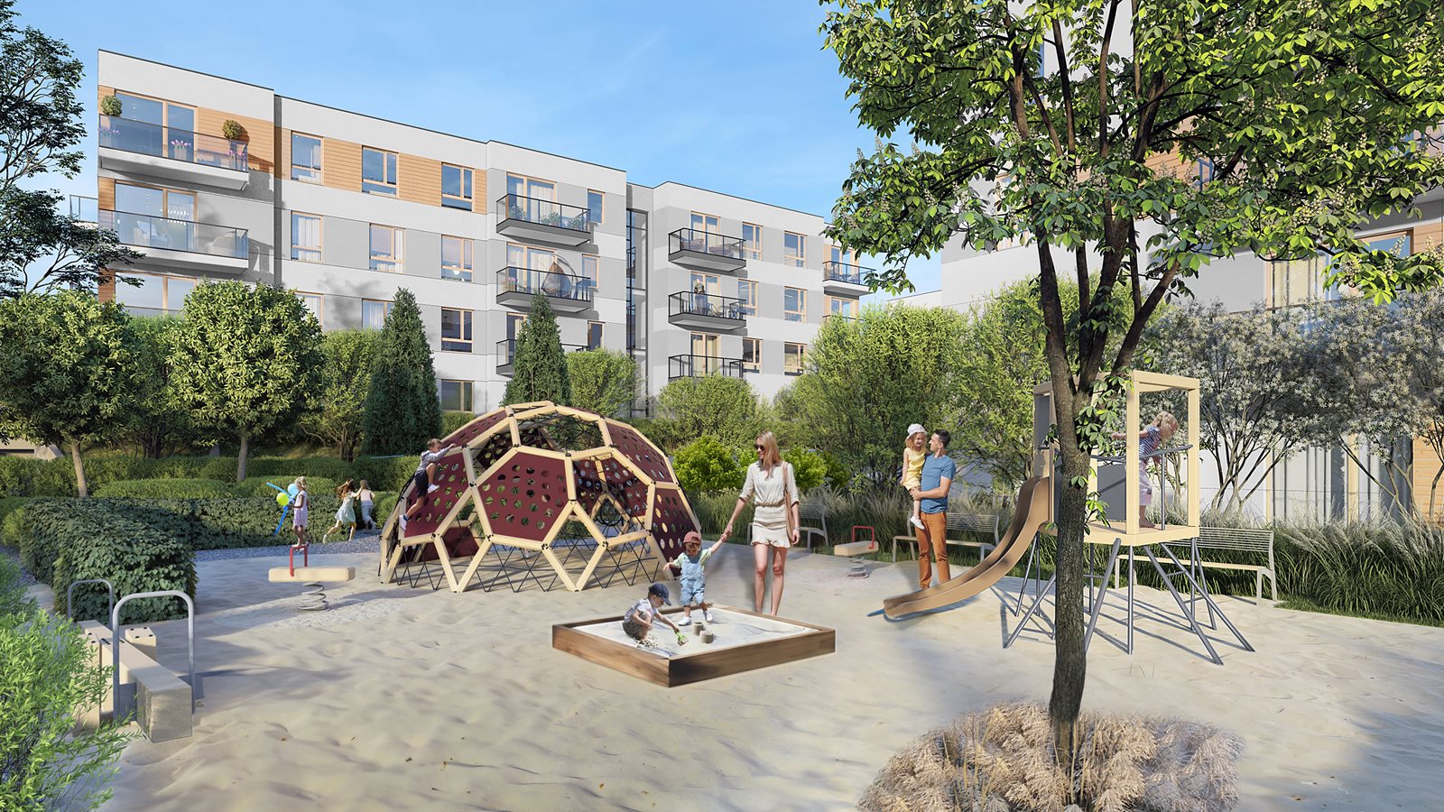 WIDOKI - atrakcyjny plac zabaw na osiedlu