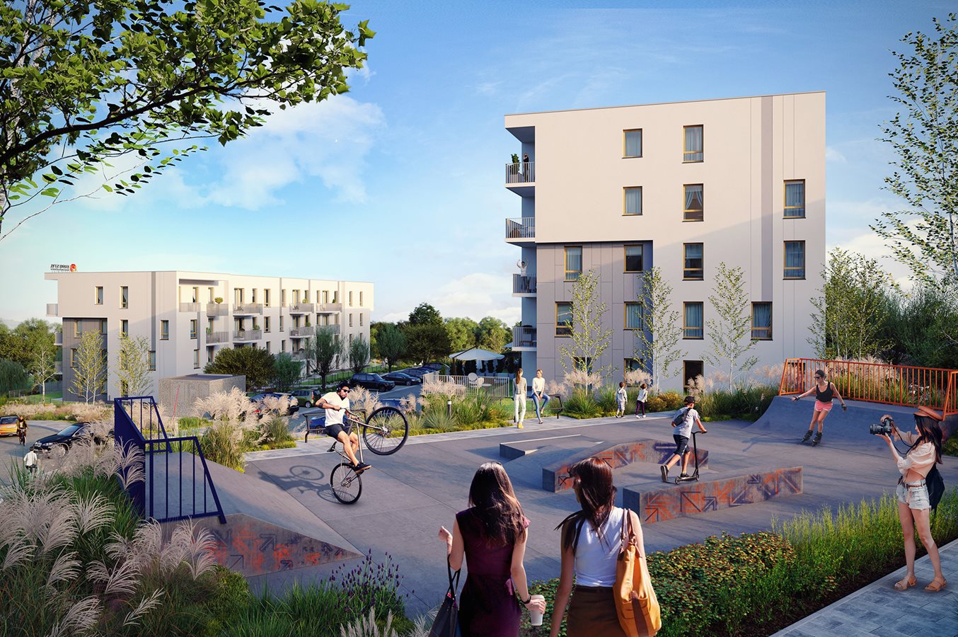 Osiedle Dynamika - profesjonalny skate park