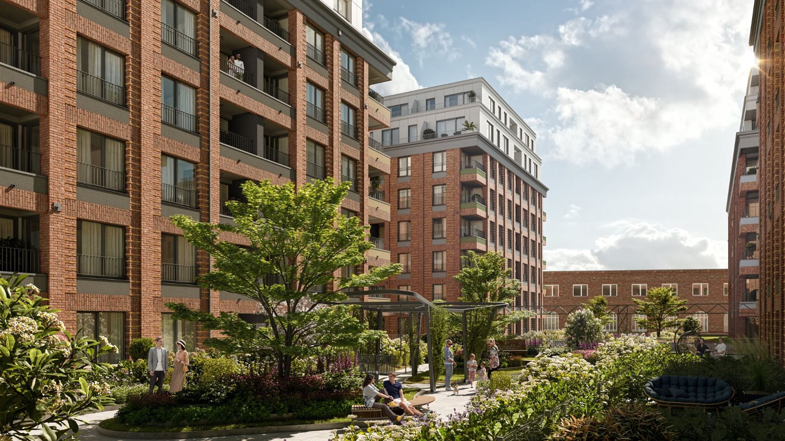 Doki – wewnętrzne, zielone patia dla mieszkańców (wiz. - IV etap)