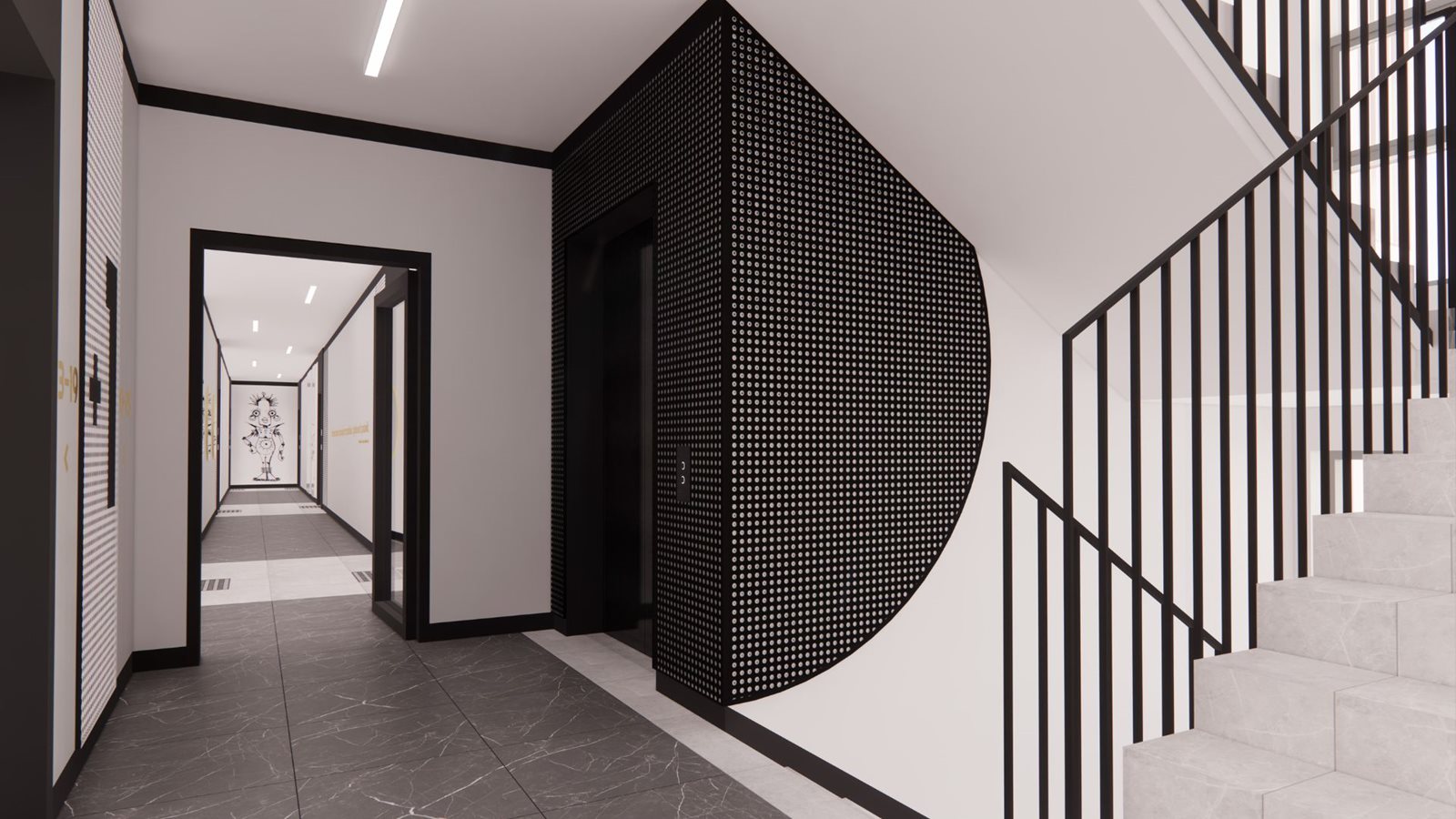 Osiedle Lema - elegancko zaaranżowane części wspólne