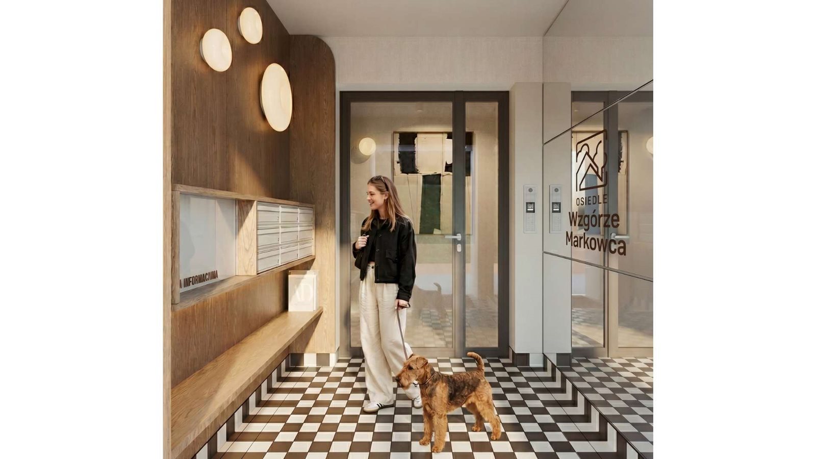 Wzgórze Markowca – strefa wejściowa do budynku