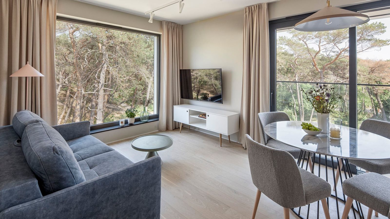 Las – apartamenty z widokiem na sosnowy las