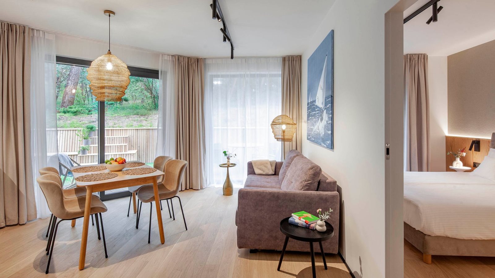 Las – apartamenty z ogródkiem